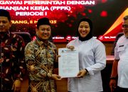 KPU Banten Tandatangani SPK dan SPMT untuk 56 PPPK Gelombang Pertama