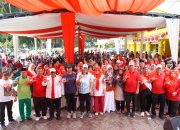 Kemenagsu dan Ribuan Umat Kabupaten Langkat Ikuti Jalan Sehat Kerukunan