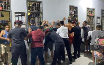 Gelar Razia Malam,Karutan Tanjung Pura Pastikan Rutan Bersih dari Handphone dan Narkoba