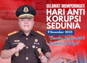 Peringati Hari Anti Korupsi Tahun 2025, Kajati Sumatera Utara Sampaikan Amanat Jaksa Agung R.I Penindakan Korupsi Secara Tegas dan Strategis, Perbaikan Tata Kelola dan Pemulihan Keuangan Negara Untuk Kemakmuran Rakyat