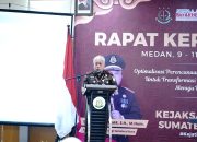 RAPAT KERJA DAERAH, KAJATI SUMATERA UTARA BERIKAN APRESIASI KEPADA SATUAN KERJA BERPRESTASI