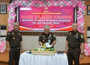 Peringatan Hari Ulang Tahun Bidang Pidana Khusus Kejaksaan R.I Ke-43 Kejatisu Ingatkan :Bekerja Maksimal Mencegah Dan Memberantas Tipikor Untuk Bangsa Dan Masyarakat