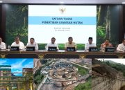 Jaksa Agung Dampingi Mensesneg Umumkan Pencabutan Izin 28 Perusahaan  Termasuk  PT Toba Pulp Lestari, Tambang Emas Martabe dan PT North Sumatera Hydro Energy Pasca Banjir Sumatera 