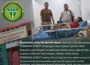 Solidaritas Tanpa Jarak, FORWAkA SUMUT Jenguk Syamsir Alam Nasution, Ketua Titip Salam dan Doa