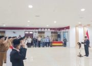 Pemkab Nias Selatan Lantik pejabat eselon II b, eselon IIIa, eselon IIIb eselon Va dan eselon Vb.