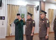 Kajatisu Dr.Harli Siregar SH.M.Hum  Lantik Kajari Deli Serdang Dan Padang Lawas” Lakukan Pencegahan Dan pemberantasan Tipikor Untuk Kepentingan masyarakat