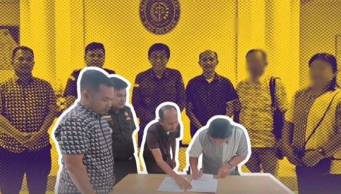 Kejari Nias Selatan Terima Pengembalian Uang Kerugian Negara Rp.100.000.000  Yang Melibatkan TSK HND Dalam Kasus Dana BOS SMKN 1 Teluk Dalam