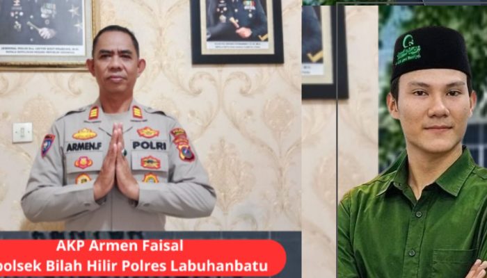 PW HIMMAH Sumut  Apresiasi Kinerja Kapolsek Bilah Hilir AKP.Armen Faisal SH.MH Dalam  Memberantas Narkoba Dan KAMTIBMAS Wilayah Bilah Hilir