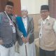 KH Zulfikar Hajar.Lc.  Didampingi Kanwil Kemenhaj Sumut Dr.H.Zulfikar Sitorus  Sampaikan Kloter 01 Calhaj Suumut  Disambut Pejabat Arab Saudi Dengan Iringan  Marhaban Dan Tepung Tawar 