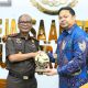 Kejatisu Muhibuddin.SH.MH Terima Audensi Presdir Angkasa Pura Aviasi Bandar Udara Internasional Dalam Menguatkan Koordinasi.