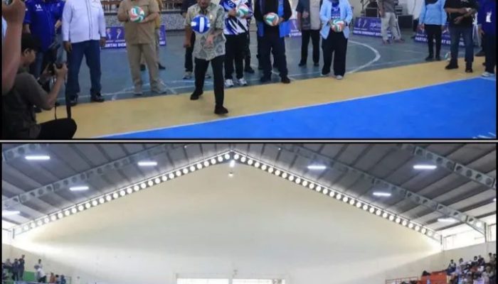 Memperingati hari jadi Demokrat ke 25 tahun,DPC Demokrat Kota Binjai Gelar Turnamen Bola Voli Se Sumatera Utara