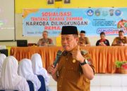 Walikota Waris Hadiri Acara Sosialisasi Bahaya Narkoba di SMA Negeri 1 Tanjungbalai