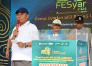 Walikota Tanjungbalai Hadiri Senam Pagi Rangkaian Kegiatan Road To Festival Ekonomi Syariah