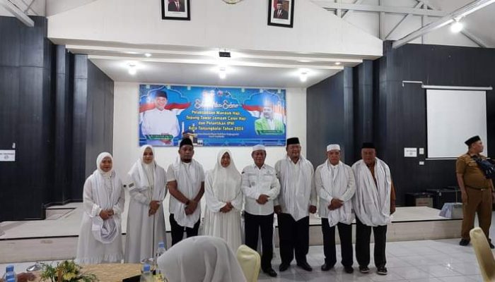 Walikota Waris Hadiri Acara Tepung Tawar Calon Jemaah Haji Kota Tanjungbalai