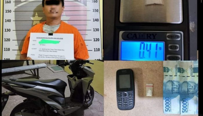 Lagi,Seorang Pengedar Shabu Berhasil Dibekuk Sat Narkoba Polres Nias Selatan