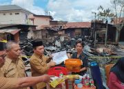 Serahkan Bantuan Korban Kebakaran Oleh Pemko Tanjungbalai
