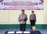 Pimpin Upacara Serah Terima Jabatan Kabag Ops, Kapolres Tanjung Balai Kepada Pejabat Baru Kinerja Harus Lebih Baik
