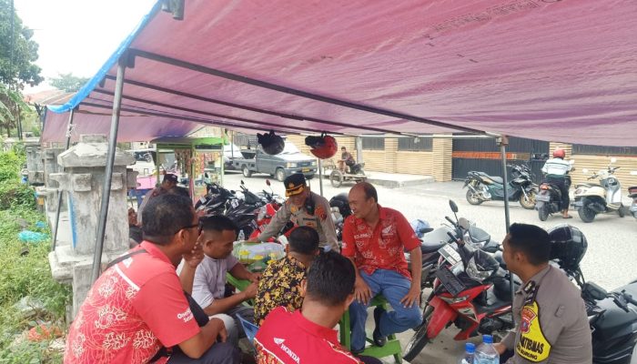Serap Aspirasi Warga Kapolsek TB-Selatan Sambangi Warga