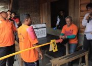 Polda Sumut Gelar Rekonstruksi kebakaran Rumah Sempurna Pasaribu