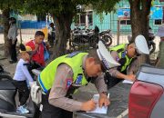 Polres T.Balai Keluarkan 248 Tilang Manual,Pada Ops Patuh Toba 2024