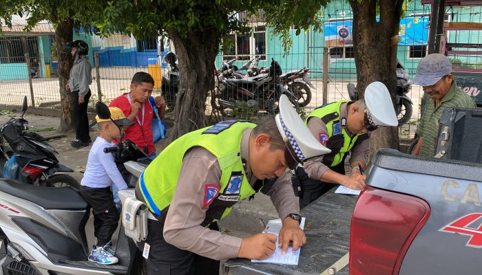 Polres T.Balai Keluarkan 248 Tilang Manual,Pada Ops Patuh Toba 2024