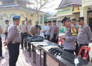 Meminimalisir Penyalahgunaan Senpi Kapolres T.Balai Cek Senpi Polres & Polsek Juga Dipinjam Pakaikan Personel