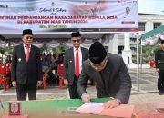 Bupati Nias Melaksanakan Pengukuhan Perpanjangan Masa Jabatan  Kepala Desa Se-Kabupaten Nias 