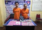 Respon  Cepat Laporan Warga, Sat Narkoba Polres T.Balai Ciduk 2 Pria Pengedar Narkoba