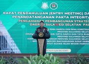 Wakati Sulsel Entry Meeting  Dan Menanda Tangani Fakta Integritas PPS Dengan Dinas BMBK,Dinas SDACKTR,IT BJ Habibie Dan IAIN Pare-Pare