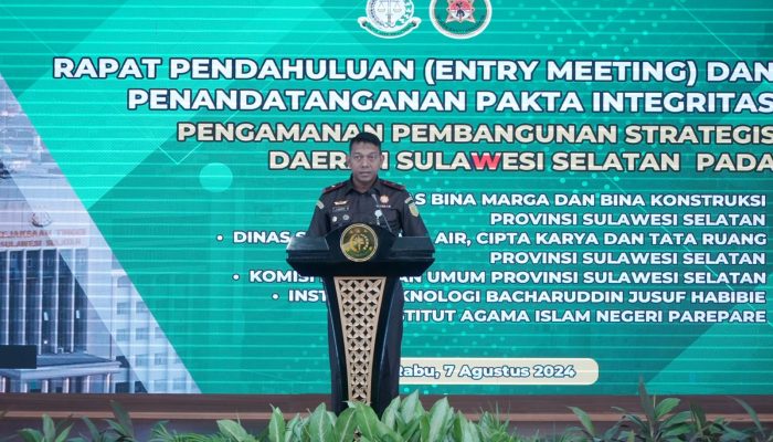 Wakati Sulsel Entry Meeting  Dan Menanda Tangani Fakta Integritas PPS Dengan Dinas BMBK,Dinas SDACKTR,IT BJ Habibie Dan IAIN Pare-Pare