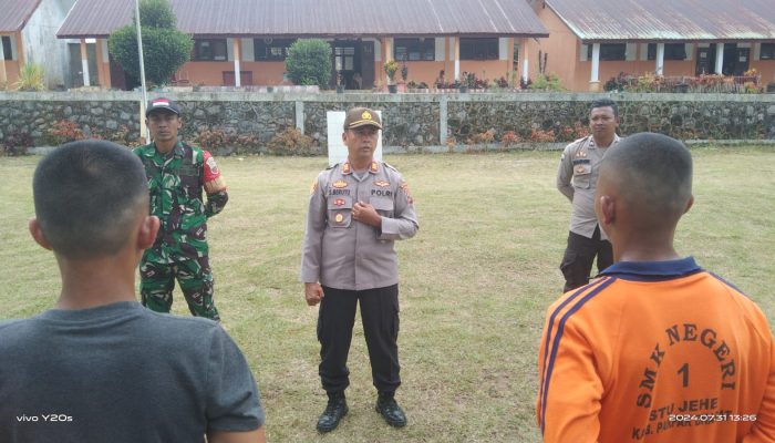 Cek Anggota Paskibra Yang Latihan “Ini Yang Disampaikan Iptu Sukanto Betutu, S.H Kepada Mereka