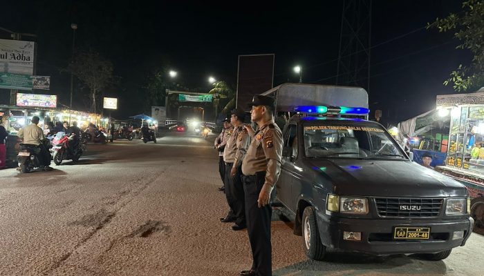 Pol sub Sektor Datuk Bandar Timur Patroli Lokasi Rawan Gangguan Keamanan Malam, Mencegah Geng Motor