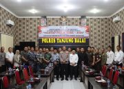 Ops Mantap Praja Toba 2024 Polres T.Balai Gelar Rapat Koordinasi Lintas Sektoral