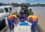 Sat Polairud Polres Tanjung Balai Sambangi Nelayan Yang Sedang Melaut di Perairan Tanjung Balai Anti spasi Barang Ilegal Masuk melalui Kapal