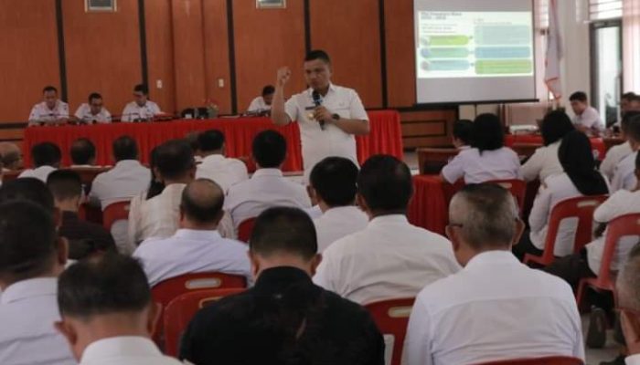 Pjs. Wali Kota Gunungsitoli Pimpin Rakor Pemdes Dan Kelurahan