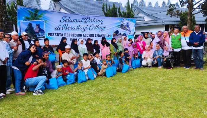 Alumni Smanju ’84 adakan Refresing & berbagi Kepada Anak Yatim