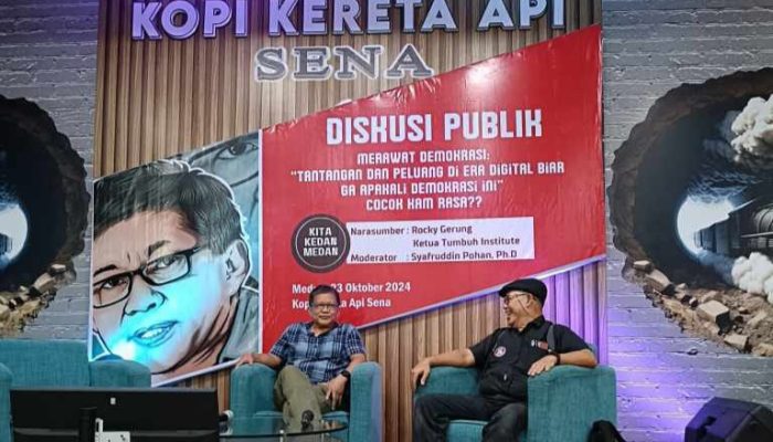 Rocky Gerung: “Medan Harus Jadi Magnet Menghasilkan Kembali Demokrasi’