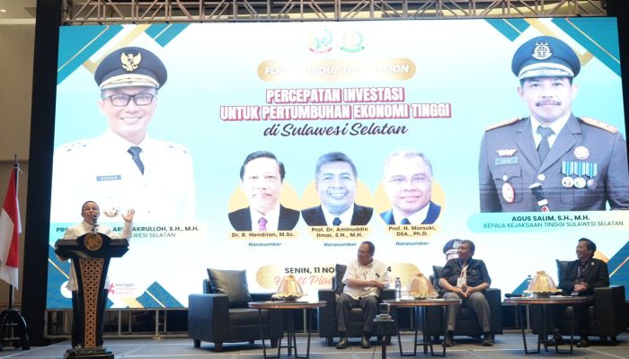 KAJATI SULSEL GAGAS PEMBENTUKAN SATGAS PERCEPATAN INVESTASI UNTUK PERTUMBUHAN EKONOMI TINGGI