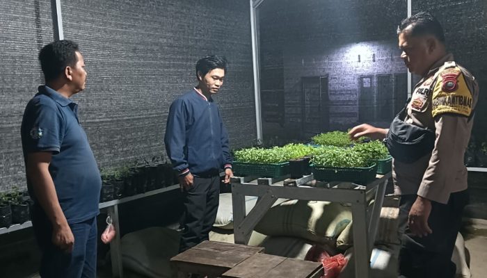 Polres Tanjung Balai Dukung Program 100 Hari Kerja Presiden, Mengajak Warga Manfaatkan Pekarangan Untuk Tanam Pangan