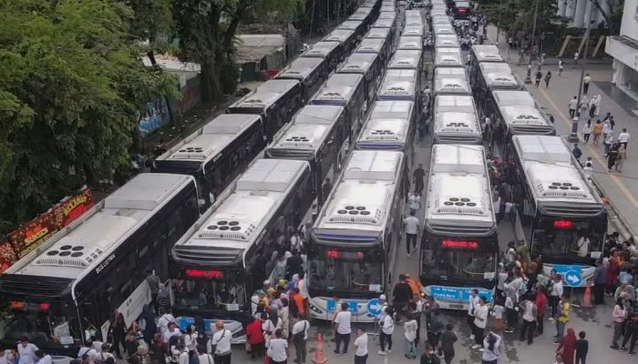 Bus Listrik Medan Kembali Beroperasi Pasca Banjir