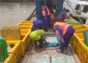 Sat Polairud Polres Tanjung Balai Berhasil Mengejar dan Periksa Kapal Tanpa Nama memasuki Wilayah Perairan Tanjung Balai  Tanjungbalai. -Lensa bidik
