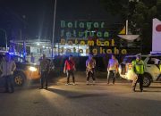 Polres Tanjung Balai Patroli Mengitari Kota tanjung Balai pada malam Hari cegah gangguan kamtibmas