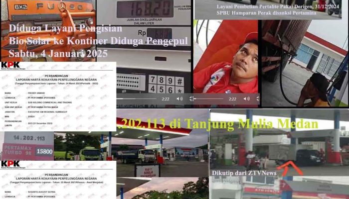 Hasil Pemeriksaan SPBU di H Perak, Tj Mulia dan Kota Bangun Minim Info, Harta AM Commrel & CSR Naik 233 Persen, EGM Sumbagut Punya Harta Rp. 12,7 M 