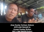 DPP PAKAR Tuding Pj Bupati dan Kapolres Palas ‘Tembak’ Biaya Acara Cagubsu Bobby Dari Aswan S Daulay, AKBP Diari Estetika Bantah