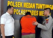 Gerak Cepat Polsek Medan Tuntungan Berhasil Temukan Sepeda Motor Hasil Curian, Pelaku Ditembak