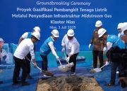 Bupati  Nias Hadiri Acara  Ground breaking Ceremony Proyek Gasifikasi Klaster Nias 