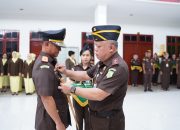 Dr.Harli Siregar.SH.M.Hum Pimpin Pelantikan Dan Serah Serah Terima Pejabat Utama  Di Kejaksaan Tinggi Sumut