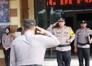 Kapolres Simeulue AKBP. Rosef  Efendy.S.IK MH Pimpin Serah Terima Jabatan Kasatreskrim Polres Simeulue. Dan Kasie Propam Polres Simeulue  