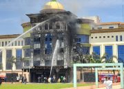 Hotel Madinatul Munawarah Asrama Haji Medan Terbakar
