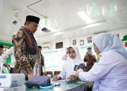 Kakanwil Kemenagsu Tinjau Cek Kesehatan Gratis Di MAN 2 Labura